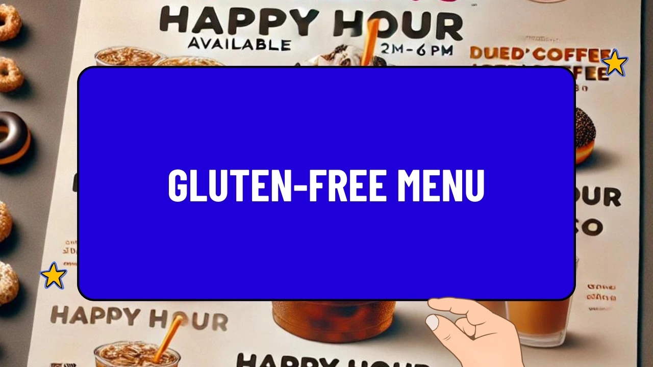 Dunkin Donuts Gluten-Free Menu